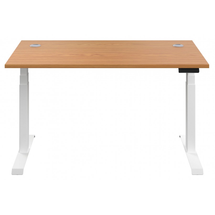 Olton Height Adjustable Straight Office Desk